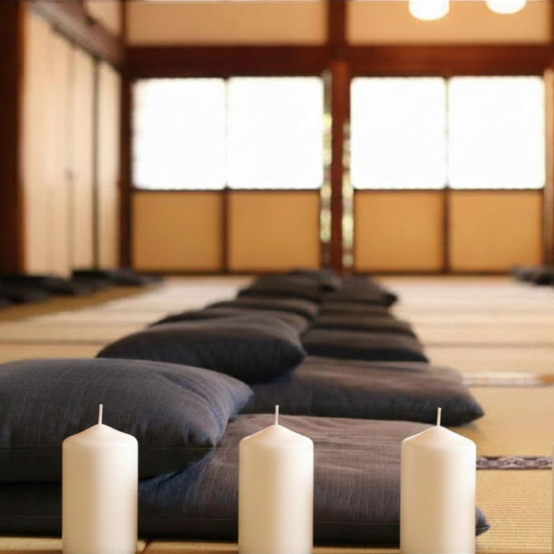 3 copy 2 a session room with meditation cushions and candles